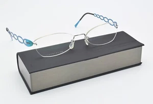 Lindberg Glasses Frame 2039 P90 Spirit Titanium Rimless Gloss Metallic Grün Oval - Picture 1 of 10