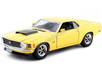 1970 Ford Mustang Boss 429 Amarillo 1:24 Motor Max 73303 - Photo 1/4