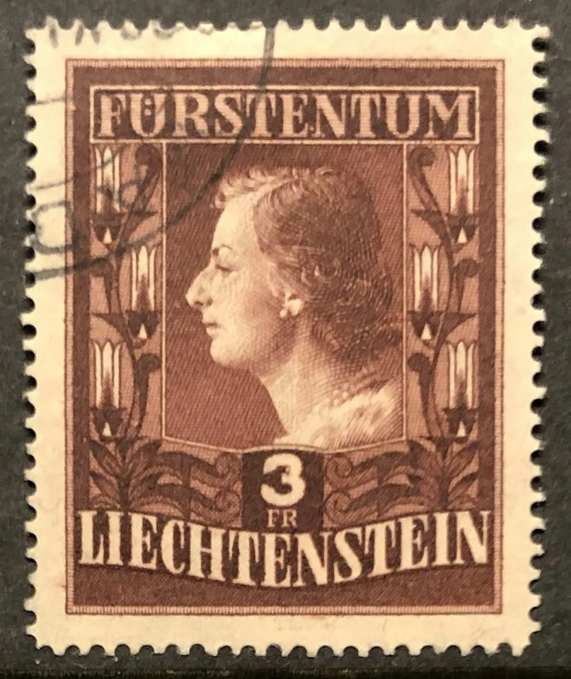 Liechtenstein 260a Perf 14,5 Usado, Catálogo Scott $210,00 Foto 1 de 1
