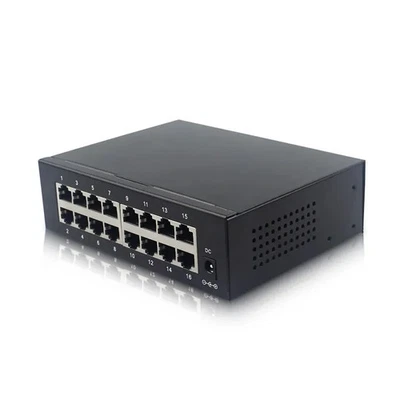 SWITCH ETHERNET 16 PORTE HUB RETE LAN RJ45 10/100 MBPS AUTO MDI/MDIX - Immagine 1 di 4