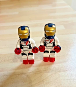 Lego mini figures Marvel IRON LEGION x2 Sh168 From Avengers Tower set 76038 VGC - Picture 1 of 3