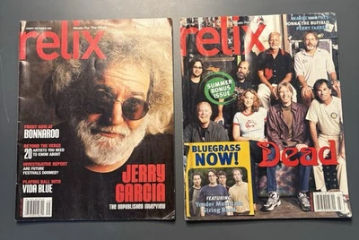 RELIX music magazine August 2002 Jerry Garcia interview July 2003 Dead Summer - Image 1 of 4