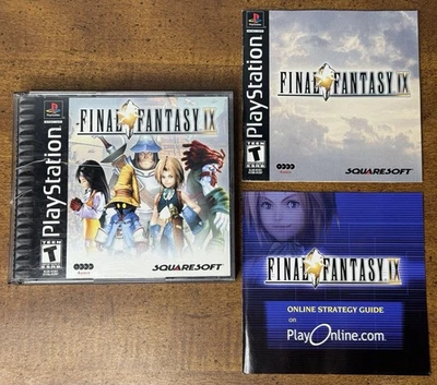 Final Fantasy IX (Sony PlayStation 1) PS1 Complete CIB W/Strategy Guide Tested - Image 1 of 4