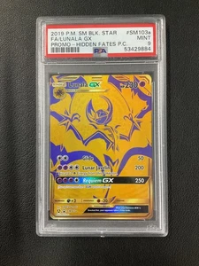 PSA 9 Pokemon TCG 2019 Pokemon Sm Black Star Promo #SM103a Fa/Lunala Gx - Bild 1 von 2
