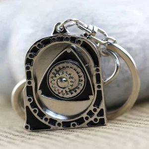 Mechanical Automotive Engine Rotary Keyring  Bag Pendant - Picture 1 of 6