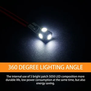 20Pcs 194 LED Bulbs 6000k White Ultra Bright Interior Lights Replacement CrGBM - Picture 1 of 11