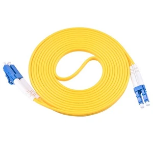 50~100m FC SC ST LC Single-mode Duplex Fiber Patch Cord Yellow 0.3dB Loss FTTX - Afbeelding 1 van 16