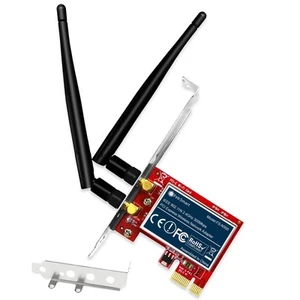 Wireless N 2.4GHz 300Mbps PCIE Wireless Network Adapter for Windows 11, 10, 8... - Picture 1 of 8