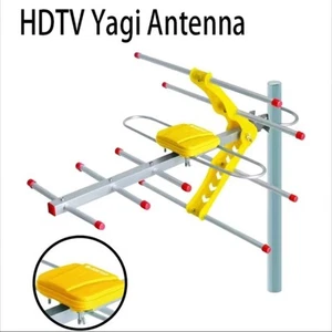 HDTV 1080 Outdoor Amplifiée Digital Antenna 360 Rotor HD TV UHF DVBT DVBT2 DTMB - Picture 1 of 6