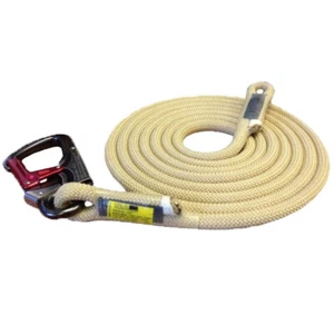 20FT ROPE LOGIC 11MM TRITECH FLIPLINE LANYARD ISC DOUBLE LOCKING SNAP ARBORIST - Picture 1 of 1
