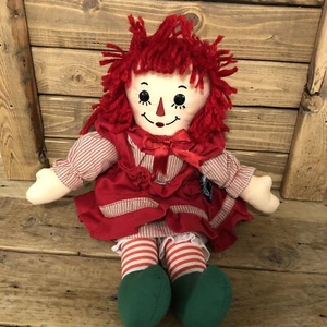 Christmas Raggedy Ann Doll Rare Candy Cane Outfit Collectible/Play 16" EUC - Picture 1 of 7