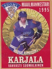 1995 Finnish Karjala Beer Labels #5 Esa Keskinen