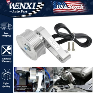 For Civic Integra RSX K24 Swap K-Series Adjustable EP3 Idler Pulley Belt Kit - Picture 1 of 9