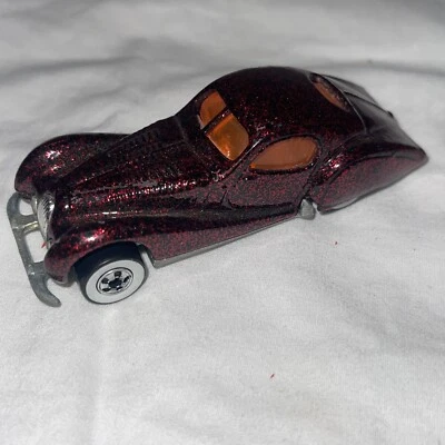 Vintage 1987 Hot Wheels Talbot Lago Classic Cars 2 total 1/64 scale Glitter Red - Image 1 of 4