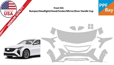 For Cadillac CT5 Premium Luxury 2025 Front Paint Protection Film PreCut Kit PPF - Image 1 of 4