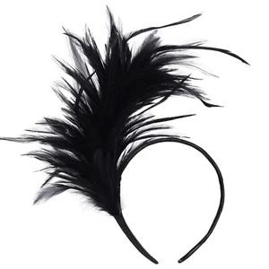 Diadema Fascinador Plumas Años 20 Años 50 Baile de graduación Reina Tocadora para Mujer Cóctel... - Imagen 1 de 7