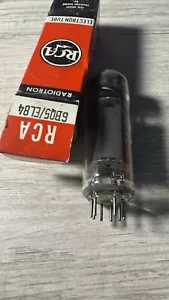 6BQ5 EL84 Smoked Glass Foil Disc Getter NOS AUDIO TUBE - Picture 1 of 14