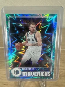 Luka Doncic 2023-24 NBA Hoops Teal Explosion Holo #295 Tribute Dallas Mavericks - Picture 1 of 6