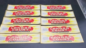 10 ETICHETTE SCATOLA SIGARI VINTAGE MAI USATE (ECCEZIONALI LONDON COURT) - Foto 1 di 7