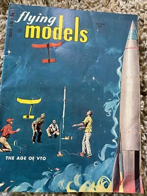 VTG Magazine Flying Models 1959 Boats Planes Radio Control Age of VTO Rockets - Image 1 of 4