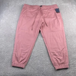 Gap Pants Womens 2XL XXL Pink High Waist Jogger Pull On Drawstring NEW NWT - Picture 1 of 14