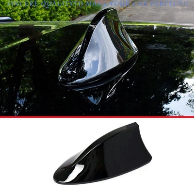 Cubierta de receptor aéreo antena aleta de tiburón negro brillante para Toyota Highlander 14-19 Foto 1 de 4