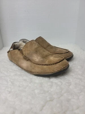 Zapatillas de cuero Olukai Kipuka Hulu para hombre talla 8 de cuero nobuck sin cordones Foto 1 de 4