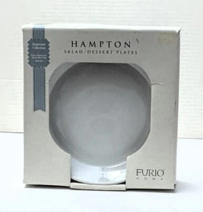VAJILLA: Juego de 4 Platos de Ensalada Blanca de 8"/Furio Home-Tailandia-Nuevo. - Imagen 1 de 8