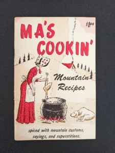 Ma's Cookin' Mountain Recipes Cookbook Ozark Made Candies Vintage 1969 - Picture 1 of 7