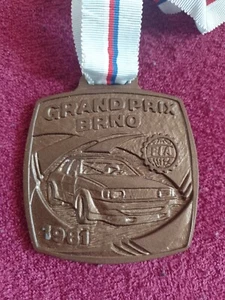 Alte Motorsport Medaille: GRAND PRIX BRNO 1981 - CSSR, Brünn - Bild 1 von 3