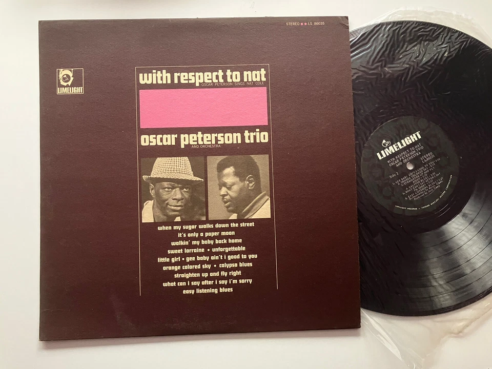 Oscar Peterson Trio LP With Respect To Nat King Cole MINT - Image 1 of 1