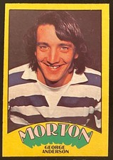 A&BC SCOTTISH FOOTBALL 1974 (GREEN) - 072 GEORGE ANDERSON - MORTON