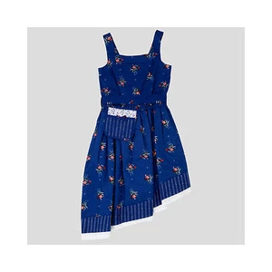 New DISNEY TARGET Durran Girls' Beauty and the Beast Navy Blue Dress XL 14 16 - Picture 1 of 5