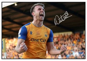 10849. Rhys Oates Signed Pictures (A4 Prints) Mansfield Hartlepool Barnsley - Picture 1 of 11
