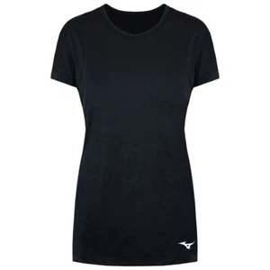 Mizuno Alpha Vent Womens Black T-Shirt - Picture 1 of 2