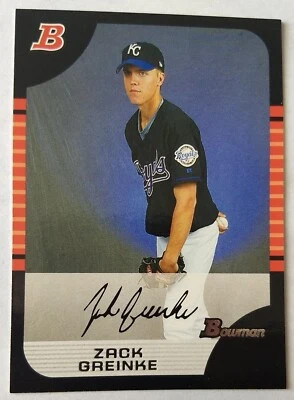 ZACK GREINKE, 2005 BOWMAN #97, ROYALS - Image 1 of 2