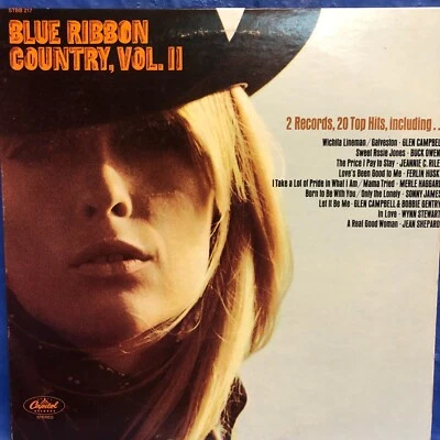Blue Ribbon Country, Vol. II 2x DOUBLE VINYL LP MERLE HAGGARD, WANDA JACKSON +++ - Image 1 of 4