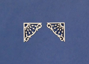 1:24 Scale Dollhouse Miniature Victorian Brackets - Picture 1 of 1