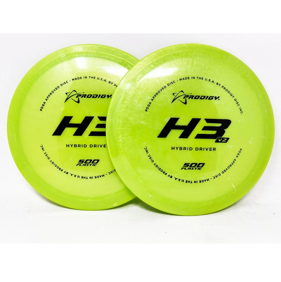 Set of (2) Prodigy 500 Series H3 V2 174g Lime Green Discs FREE SHIPPING 1 - Image 1 of 1