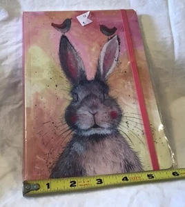 Alex Clark Hannah The Hare Notebook with Holding Band New In Package - Picture 1 of 4