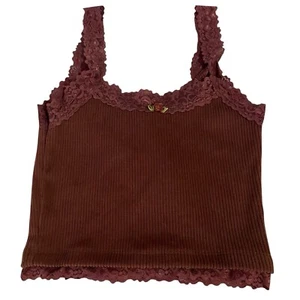 Delia’s Young Heart Lace Cami Top Small - Picture 1 of 4