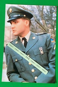 Found 4X6 PHOTO of American Rock Singer Elvis Presley going in the Army - Picture 1 of 1