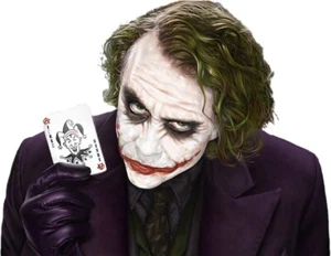 JOKER Comic Vinyl Car Window DECAL Large Laptop Bumper Sticker Multiple Sizes - Picture 1 of 5