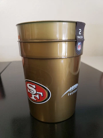San Francisco 49ers NFL Plastic Cup Super RARE HTF Cover