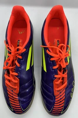 Vintage Adidas Shoe F50 F10 Adizero Football Soccer Sneaker Shoe US 9 Indoor  - Image 1 of 4