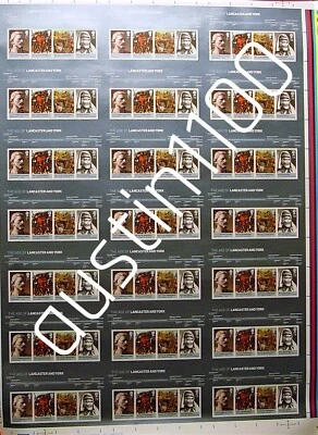 Scarce Royal Mail 2008 'Houses of Lancaster & York' Uncut Press Sheet Mint - Image 1 of 4