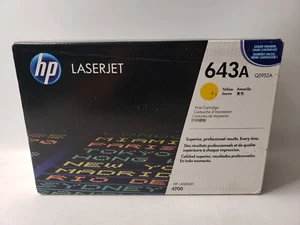 NEU Original HP Q5952A 643A Gelb Tonerkartusche LaserJet Versiegelt - Bild 1 von 7