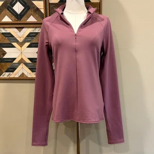 ALO Yoga Airlift Winter Warm 1/4 Zip Long Sleeve size Large - Picture 1 of 8