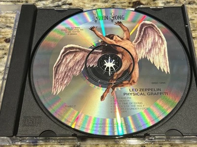 LED ZEPPELIN- PHYSICAL GRAFFITI CD DISC ONE NO FRONT ARTWORK, NEW CASE - Image 1 of 2