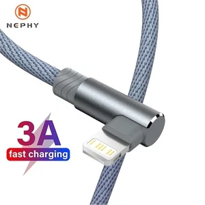 Heavy Duty Braided Long USB Fast Charger Cable Lead For iPhone 14 13 12 11 X 7 8 - Picture 1 of 11